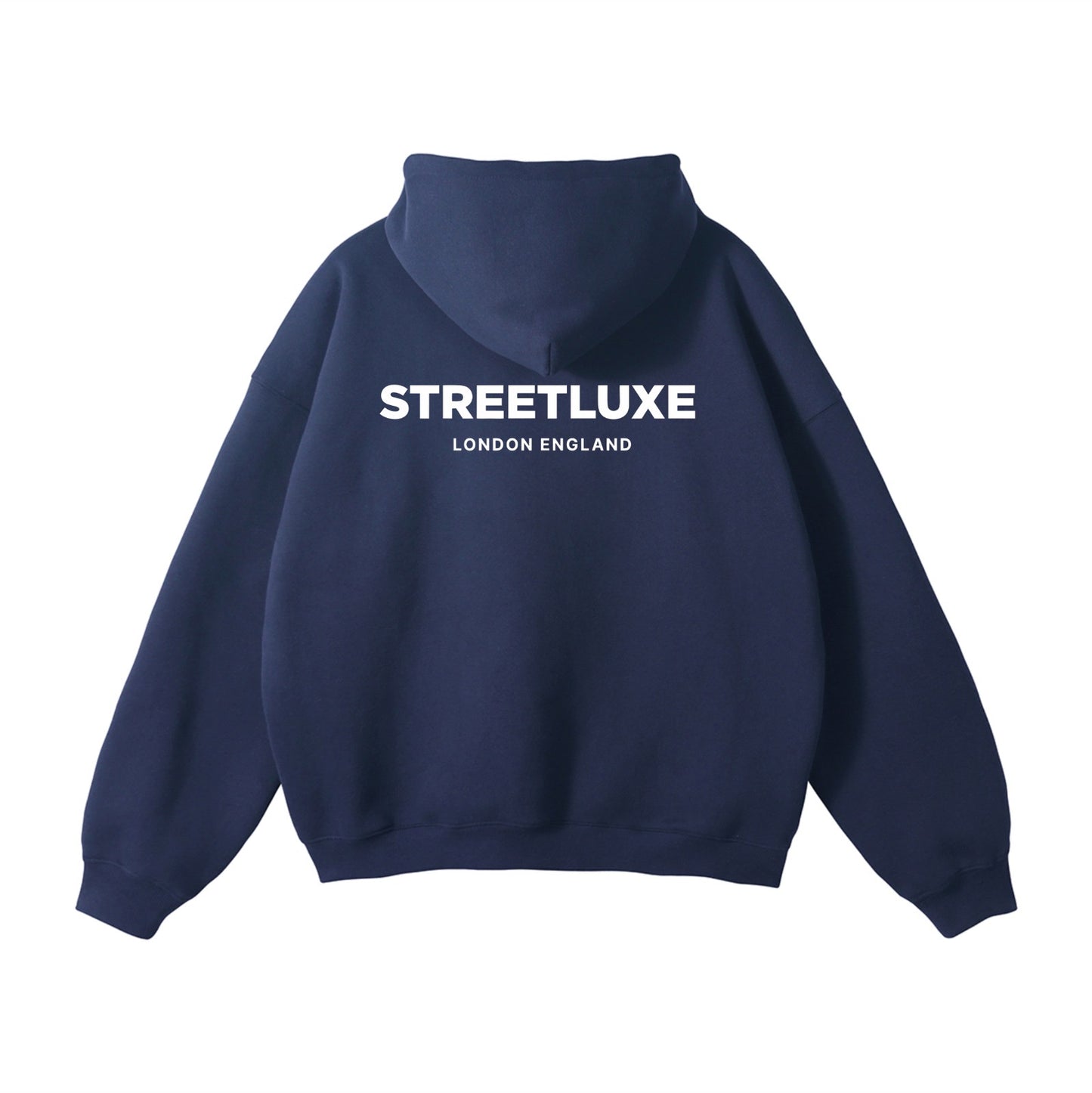 NAVY BLUE ORBIT LUXEPRINT HOODIE
