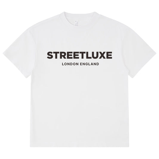 WHITE LUXEPRINT T-SHIRT